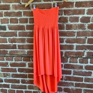FREE with any purchase! Arsene fluorescent orange/pink dress XS